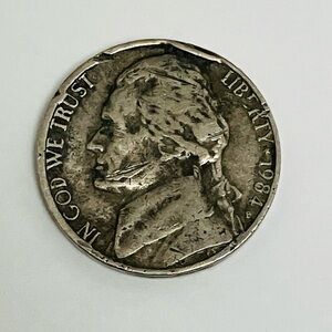 {Best Offer}1984 P Error Coin (Nickel)